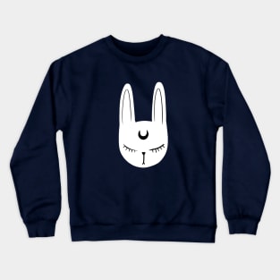 harajuku moon deraming bunny Crewneck Sweatshirt